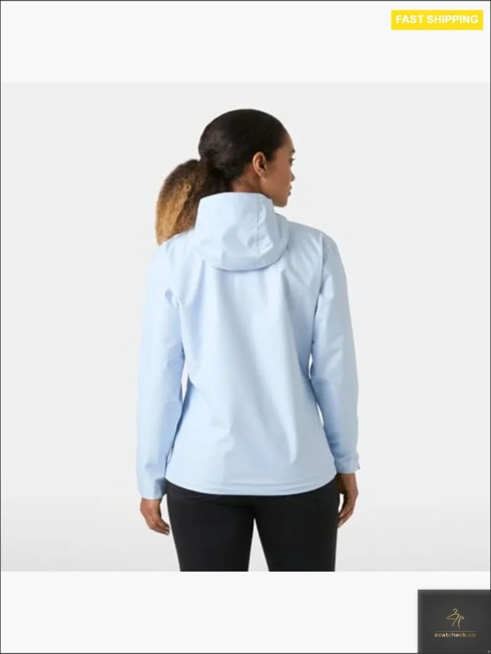 Waterproof Rain Jacket with Adjustable Cuffs Machine Washable Regular Fit - Picture 3 of 7